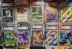 Pokemon TCG Cgc Graded Card Lot , 10 Slabs Total - Image 1