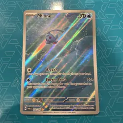 Phione Holo Illustration Rare Pokemon TCG Card Twilight Masquerade 175/167 (379) - Image 1