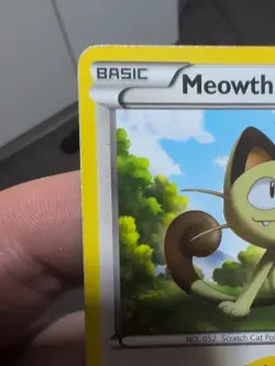 Pokemon Meowth Holo Secret Rare Black White Noble Victories Card 102/101 Pokemon - Image 2