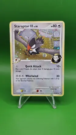 STARAPTOR FB LV. 50 Supreme Victors POKEMON Holo 2009 Trading Card 11/147 - Image 1