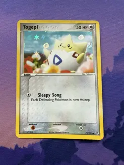 Pokemon Card - Togepi 78/101 Common Reverse Holo EX Hidden Legends - NM - Image 1