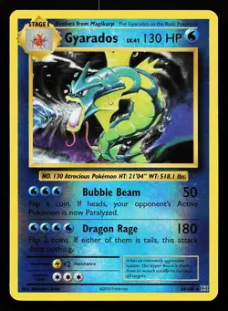 Gyarados 34/108 Reverse Holo Rare XY Evolutions Pokemon Card - Image 1