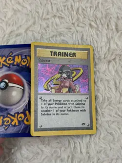 Pokemon TCG Gym Challenge Sabrina Trainer 20/132 Holo Unlimited Rare Card - MP - Image 1