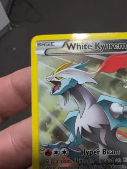 White Kyurem - XY81 Full Art Holo - 2015 Black Star Promo Card - NM - Image 2