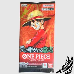 One Piece Card Game Booster Pack 4-Pack Set - CARRYING ON HIS WILL (OP-13) - Image 2