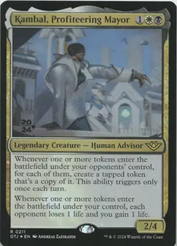 Kambal, Profiteering Mayor - FOIL - R Outlaws of Thunder Junction 211 - MTG - Image 1