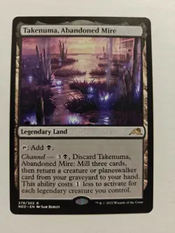 MTG Takenuma, Abandoned Mire 278/302 Kamigawa Neon Dynasty NM - Image 1