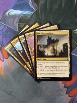 Black Dragon Sea Citadel Manor Cliffgate Gate Set | 7% Off 2+ | Baldur's NM MTG - Image 1