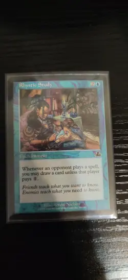 Rhystic Study Prophecy Lightly Played Mtg - Image 1