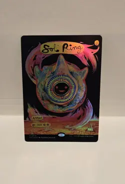 Sol Ring Foil Secret Lair Encyclopedia Of Magic Near Mint MTG - Image 1