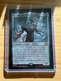 Kozilek, the Broken Reality Modern Horizons 3 Normal NM Magic MTG M 10 - Image 1