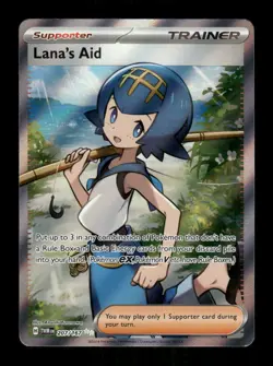 Pokemon Lana's Aid - Ultra Rare SV06: Twilight Masquerade 207/167 NM - Image 1
