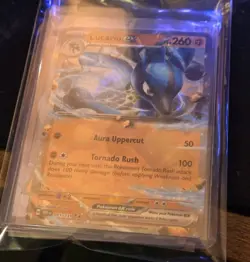 Lucario EX Pokemon + 9x Mystery Pack [Guaranteed EX in Every Pack!] - Holos Only - Image 1