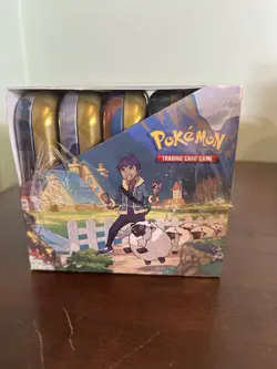 Pokemon TCG Crown Zenith 10-Mini Tin Display Case Sealed Marnie - Image 4