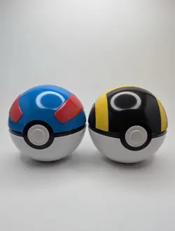 Pokemon Hidden Fates 1x Great Ball & 1x Ultra Ball Storage Display Cases - Deal - Image 1