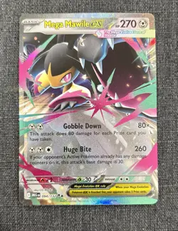 Pokemon TCG Mega Mawile ex 162/132 Mega Evolution Full Art Ultra Rare MINT/NM - Image 1
