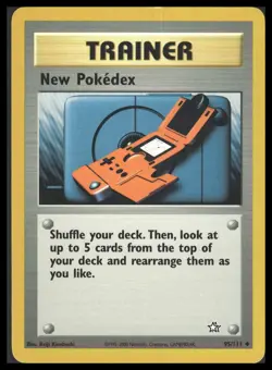 New Pokedex Neo Genesis #095/111 Pokemon Lightly played - Image 1