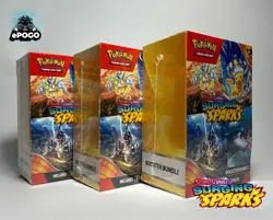 SEALED (Lot Of 3) Surging Sparks Booster Bundle Pokemon TCG SV SHIPPED TODAY! - Image 1