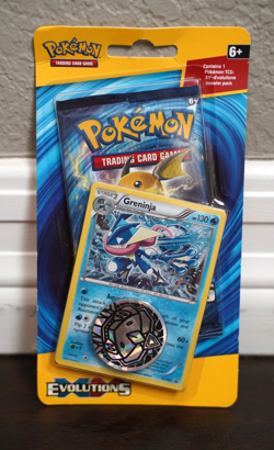 Pokemon TCG XY Evolutions Booster Blister Pack Greninja Promo Factory Sealed - Image 1