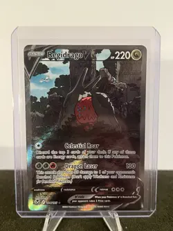 Pokemon TCG Regidrago V 184/195 Silver Tempest Full Alt Art Ultra Rare - Image 1