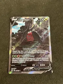Pokemon TCG Regidrago V 184/195 Silver Tempest Full Alt Art Ultra Rare - Image 2