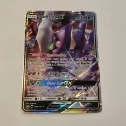 Pokemon Burning Shadows Alternate Art Darkrai GX #88A/147 NM - Image 1