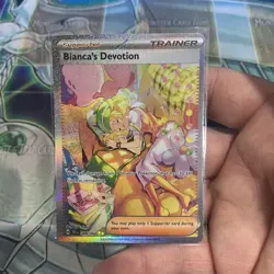 Bianca's Devotion NM SIR Temporal Forces 209/162 Pokemon TCG INK dot error - Image 1