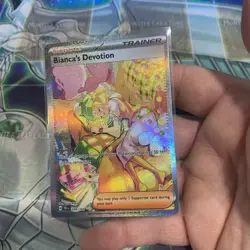 Bianca's Devotion NM SIR Temporal Forces 209/162 Pokemon TCG INK dot error - Image 2