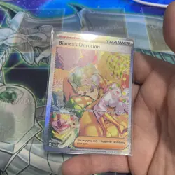 Bianca's Devotion NM SIR Temporal Forces 209/162 Pokemon TCG INK dot error - Image 5