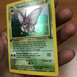 Pokemon TCG Venomoth Jungle 13/64 Holo 1st Edition - Image 4