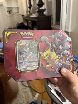 Sealed Pokemon Tin: Garchomp & Giratina GX Tag Team Tin 2019 - Image 1