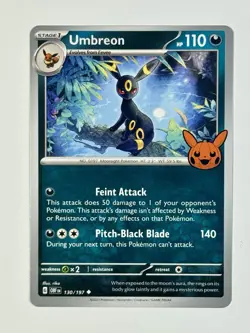 Pokemon TCG - Umbreon - 130/197 - 2023 S&V: OBF - Trick Or Trade - Uncommon - Image 1