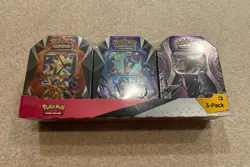 Pokemon TCG Sun & Moon Necrozma GX 3 Tin Bundle Costco - Image 1