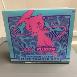 Fusion Strike Pokemon Center Sword and Shield Elite Trainer Box ETB [Sealed] - Image 1