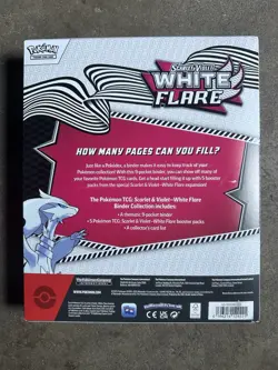 Pokemon White Flare Binder Collection [NEW] FREE SHIPPING - Image 2