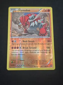 Groudon 84/160 XY - Primal Clash Reverse Holo Rare Pokemon TCG Light Played - Image 1