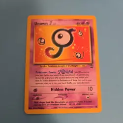 Pokemon TCG - Unown [J] - 38 - WoTC Promo - MP Black Star Promo (2001) - Image 1