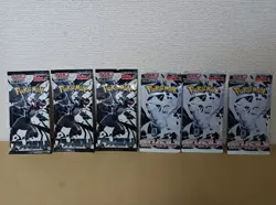 Pokemon Card Game TCG Scarlet Violet White Flare ×3 Black Volt ×3 booster pack - Image 1