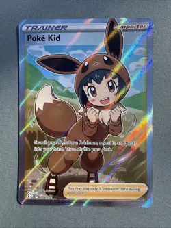 Pokemon TCG Shining Fates Poke Kid Full Art Ultra Rare Card 070/072 MINT! - Image 1