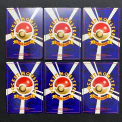 neo revelation 2000 Normal Card Set of 6 Japanese Pokemon Card Old Back s007254 - Image 2