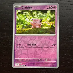 Clefairy 081/197 Pokemon Obsidian Flames SV03 Reverse Holo Common Card NM - Image 1