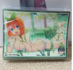 TCG The Quintessential Quintuplets Yotsuba Nakano doujin card sleeve Green - Image 1