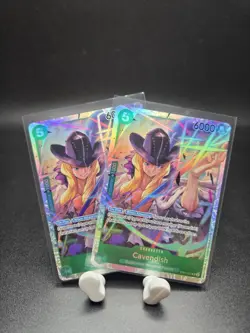 One Piece Card Game PRB02 Cavendish X 2 EB01-012 SR Luffy Nami Zoro Sanji Usopp - Image 1