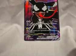 Pokemon Inspired Pikachu Cosplay Venom Fan Art Holo card - Image 3