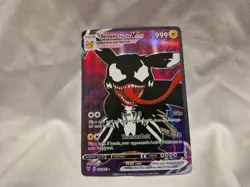 Pokemon Inspired Pikachu Cosplay Venom Fan Art Holo card - Image 4