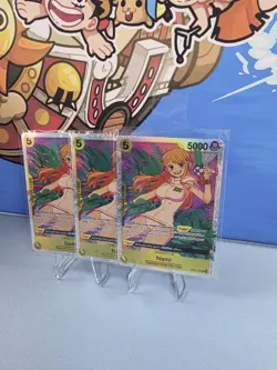 3- Nami SR OP08-106 English NM One Piece Game Card Two Legends - Image 2