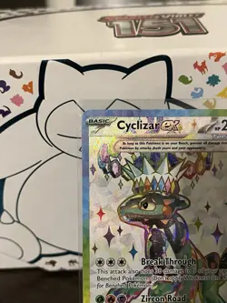 Pokemon Card Cyclizar EX 228/191 S&V Surging Sparks Holo Ultra Rare - Image 2