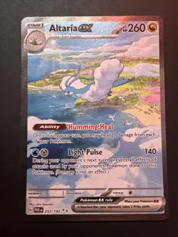 Pokemon TCG Altaria EX Paradox Rift Holo Card Special Illustration Rare 253/182 - Image 1