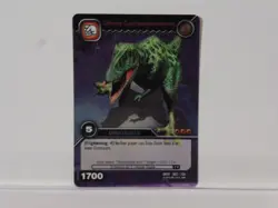 DKTA 003/100 CHINESE CARCHARODONTOSAURUS Dinosaur King Rare Trading Card 2010 - Image 1