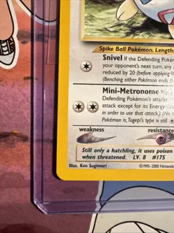 TOGEPI Pokemon Card - WOTC Promo - Black Star - #30 Vintage - Image 3